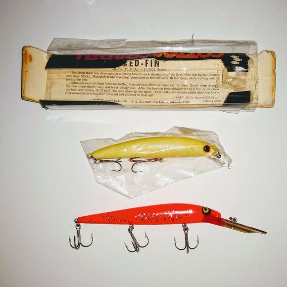 Vintage lot of Tackle & Lures Fishing Supply Bundle *See Pics* assorted - Picture 5 of 7